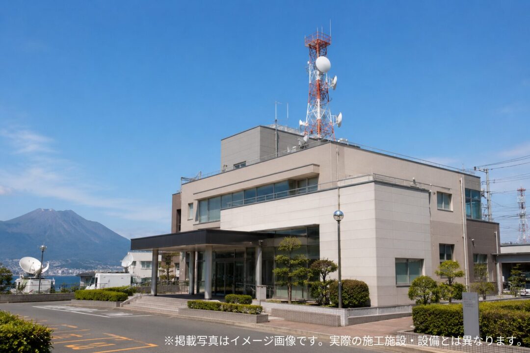県内テレビ放送局様　防犯カメラシステム更新工事